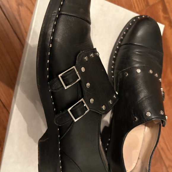 Jimmy Choo Black Studded Women's Shoes - Picture 4 of 6